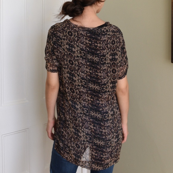 Hip Hofman Copenhagen Silk Sheer Top, Size 34 - Picture 2 of 8